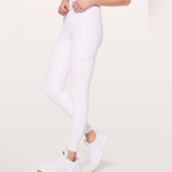 White lululemon leggings - Picture 2 of 5